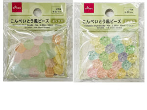 こんぺいとう風ビーズ（ミックス、２２個） ダイソー(DAISO)