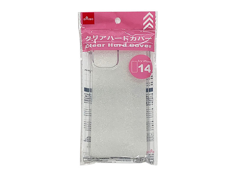 クリアハードカバー（アイフォ－ン用、１４） ダイソー(DAISO)