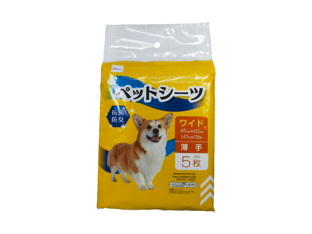 薄型ペットシーツ（抗菌防臭、ワイド、５枚） ダイソー(DAISO)
