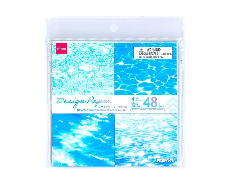 デザインペーパー（水面柄） ダイソー(DAISO)