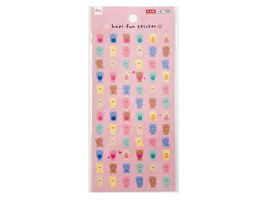 シール（ハピファン、くま） ダイソー(DAISO)