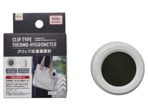 クリップ式温湿度計 ダイソー(DAISO)