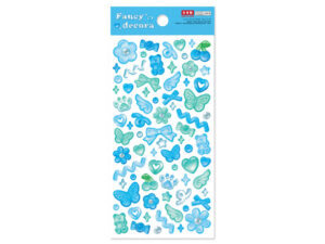 シール（ファンシーデコラ、ブルーパーツ） ダイソー(DAISO)