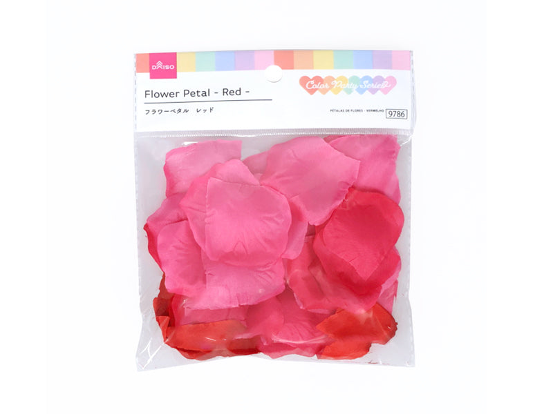 フラワーペタル（レッド） ダイソー(DAISO)