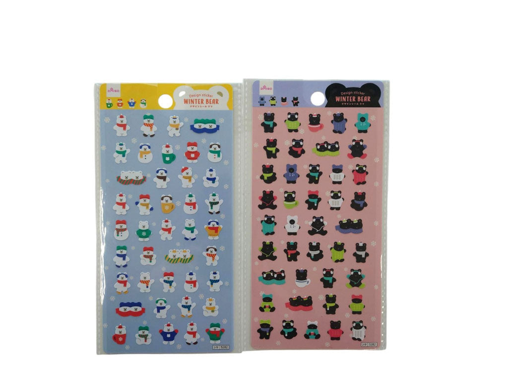 デザインシール（クマ） ダイソー(DAISO)