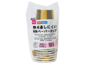 耐熱ペーパーカップ（柄付、１２個） ダイソー(DAISO)