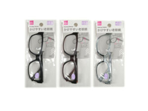 バネ付老眼鏡（ボストン、１度数） ダイソー(DAISO)