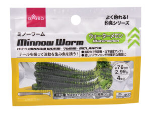 ミノーワーム（ウォーターメロン） ダイソー(DAISO)