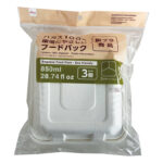 バカスフードパック（３仕切り、３個） ダイソー(DAISO)