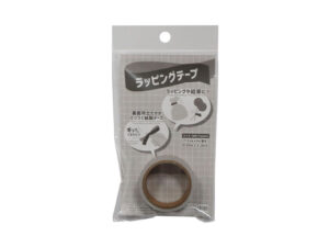 ラッピングテープ（ブラウンチェック） ダイソー(DAISO)
