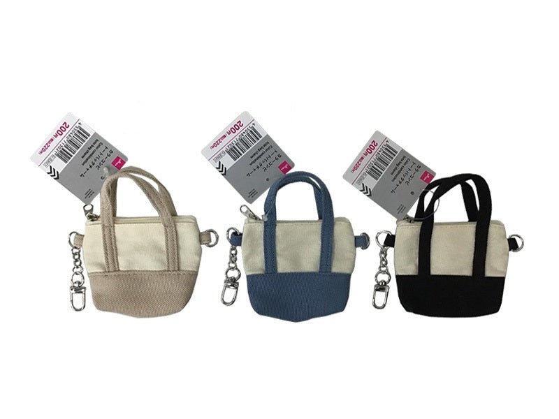 カラーコンビトートバッグチャーム ダイソー(DAISO)