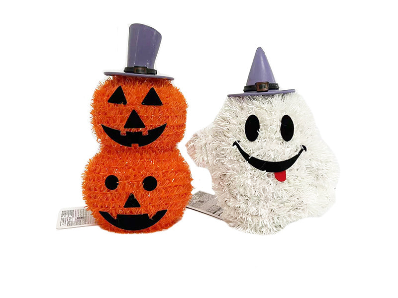 ハロウィンキラキラ置物（かぼちゃ、おばけ） ダイソー(DAISO)