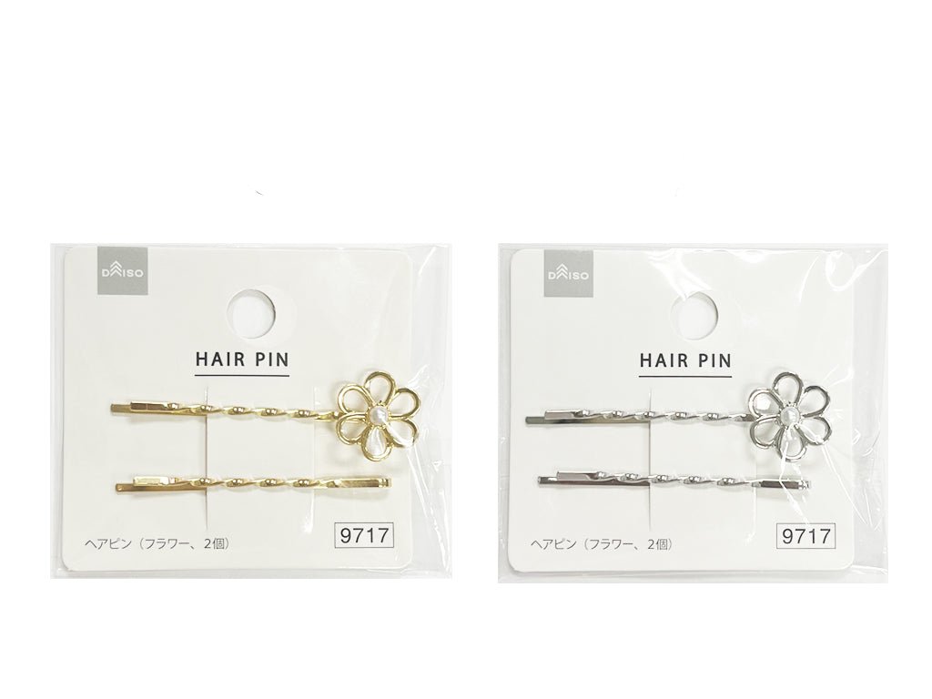 ヘアピン（フラワー、２個） ダイソー(DAISO)