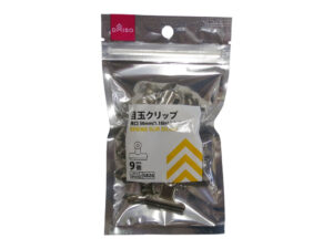 目玉クリップ シルバー ダイソー(DAISO)