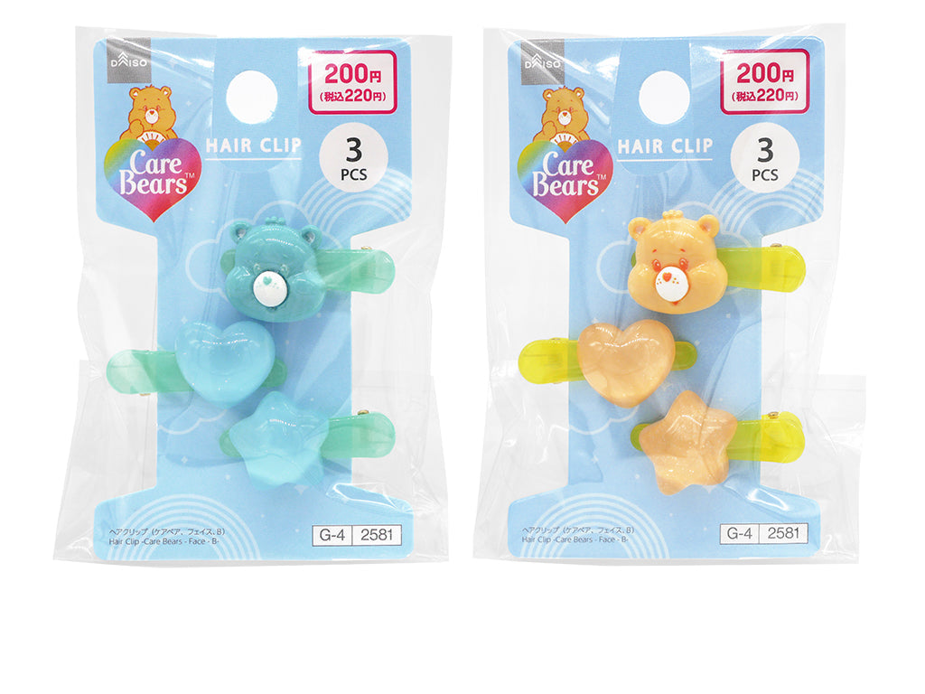 ヘアクリップ（ケアベア、フェイス、Ｂ） ダイソー(DAISO)