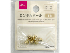 ロンデルボール（金色） ダイソー(DAISO)