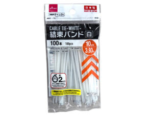 結束バンド（白、１００本） ダイソー(DAISO)