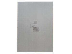 カラーノート（Ａ５、方眼５ｍｍ、４０枚、フラワー、グレー） ダイソー(DAISO)