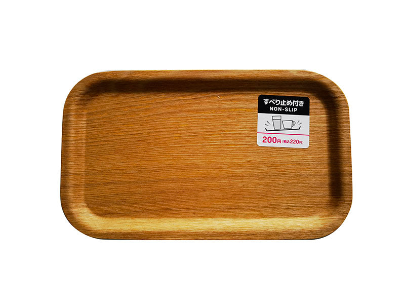 木製トレー（滑り止め付） ダイソー(DAISO)