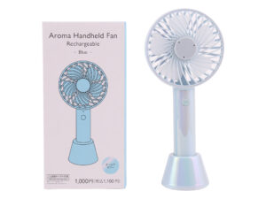 アロマハンディファン（充電式、スタンド付、ＢＬ） ダイソー(DAISO)