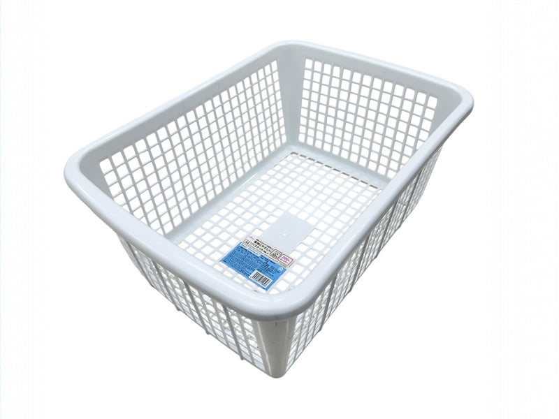 環境配慮型バスケット（Ａ４、深型、白） ダイソー(DAISO)