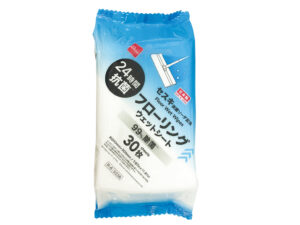 フローリングウェットシート（３０枚、２４ｈ抗菌） ダイソー(DAISO)