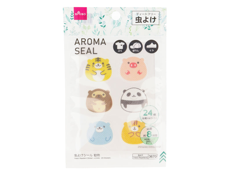 虫よけシール（動物、２４枚） ダイソー(DAISO)