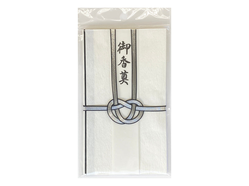 かぶせ金封（黒銀色７本、仏） ダイソー(DAISO)