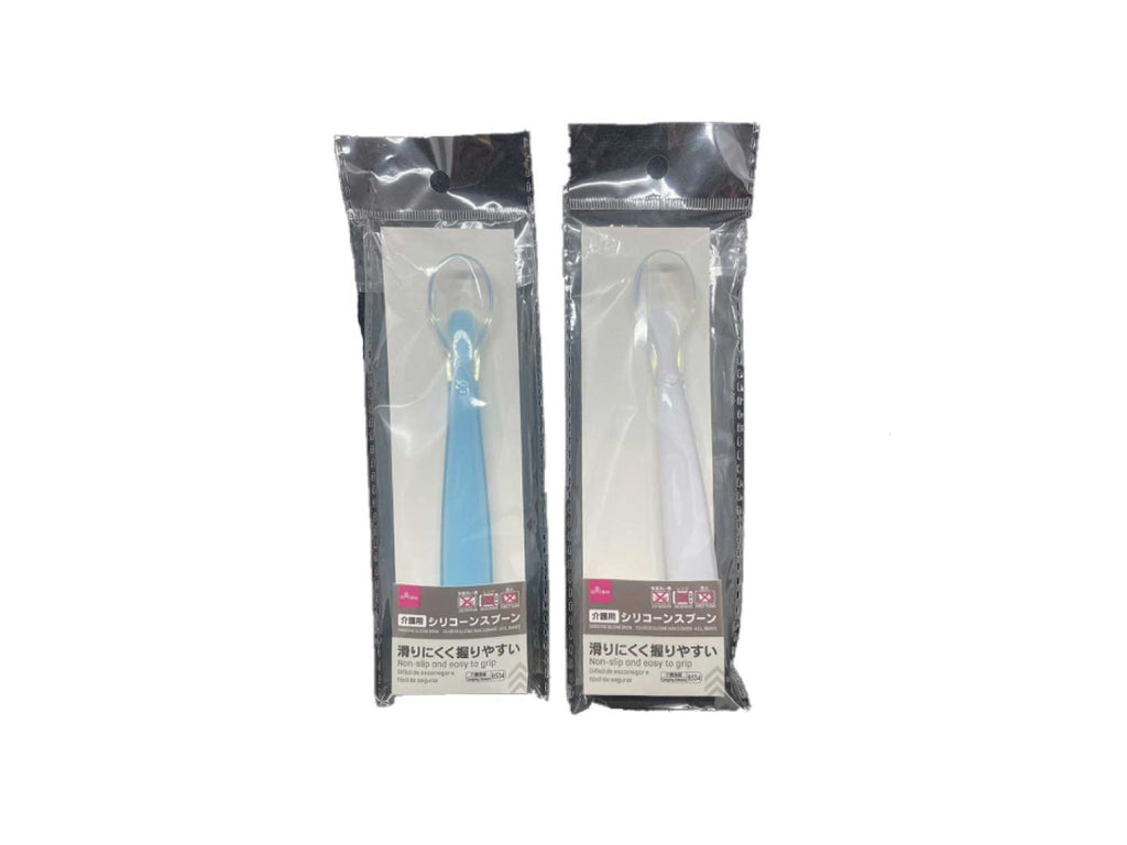 介護用シリコーンスプーン（ＢＬ、ＷＨ） ダイソー(DAISO)