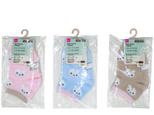 ショートソックス（ベビー用、うさぎ柄） ダイソー(DAISO)
