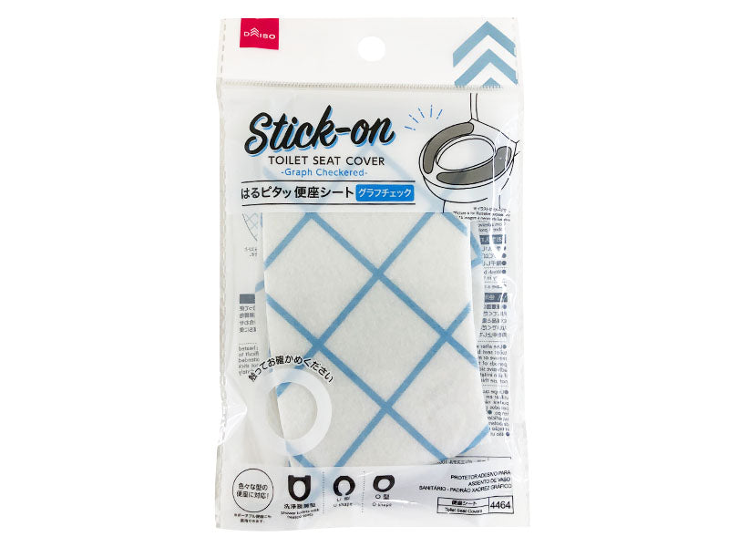 はるピタッ便座シート（グラフチェック） ダイソー(DAISO)