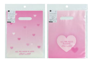 フロストハンドルバッグ（グラデーションハート、７枚） ダイソー(DAISO)