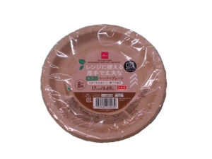レンジに使える厚手で丈夫なペーパープレート（無漂白） ダイソー(DAISO)