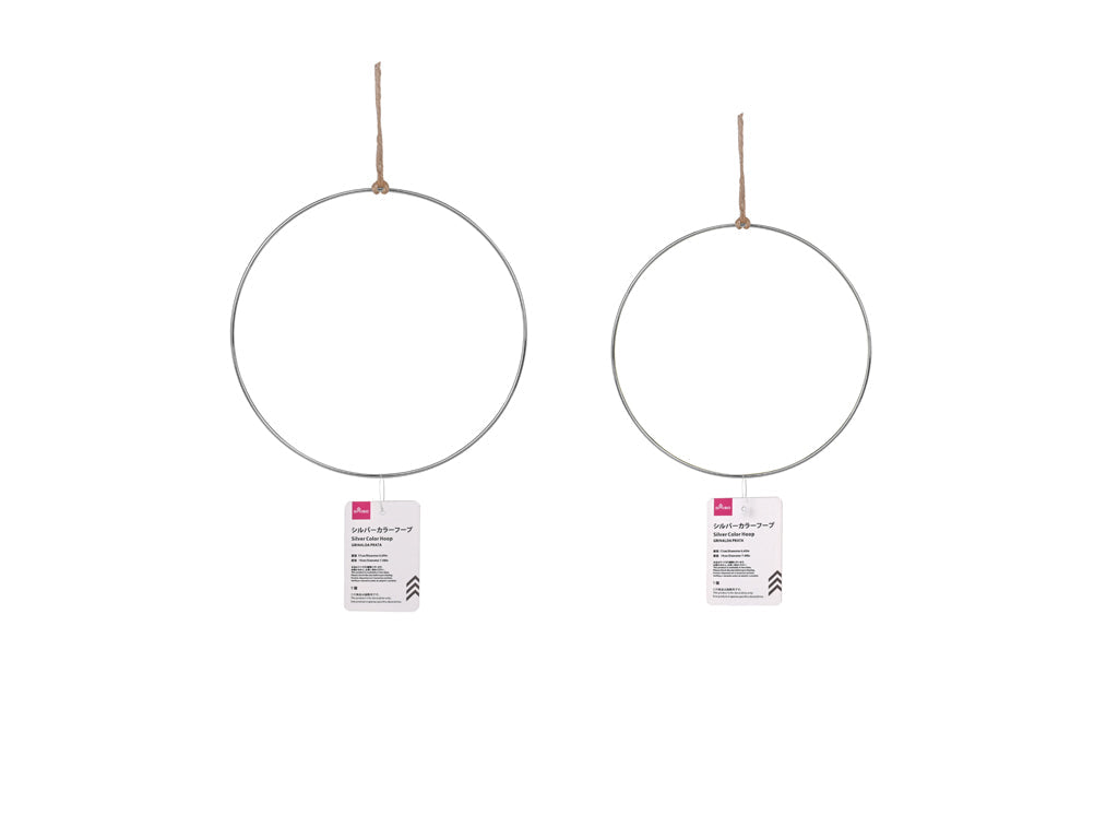 シルバーカラーフープ ダイソー(DAISO)