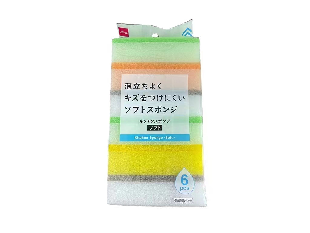 キッチンスポンジ（ソフト、６個） ダイソー(DAISO)