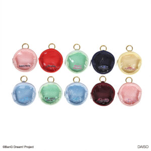 バッグチャームポーチ、丸型（ＢａｎＧ Ｄｒｅａｍ！） ダイソー(DAISO)