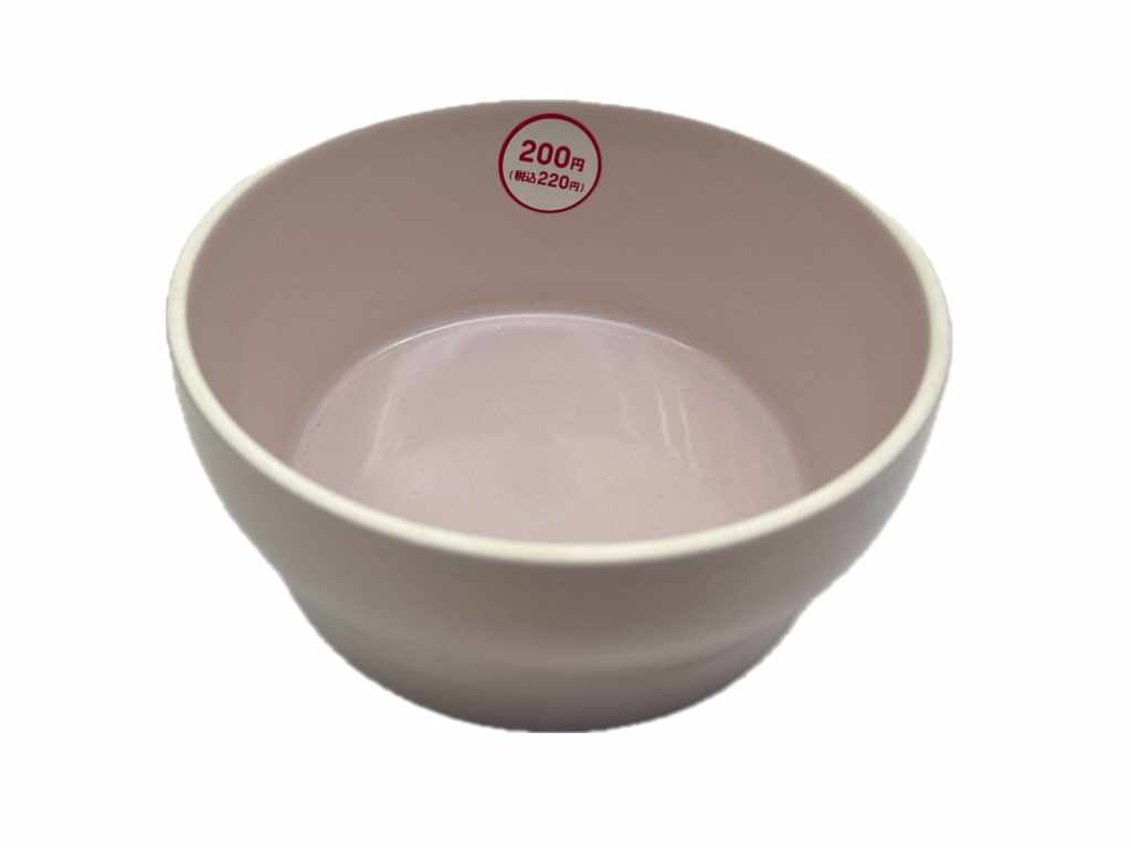 ボウル（メイク、ピンク） ダイソー(DAISO)