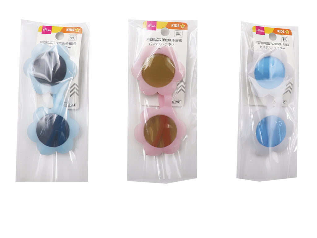 キッズサングラス（パステル、フラワー） ダイソー(DAISO)