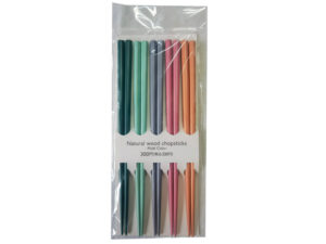 天然木箸（マルチカラー、５膳） ダイソー(DAISO)