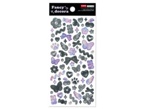 シール（ファンシーデコラ、ブラックパーツ） ダイソー(DAISO)