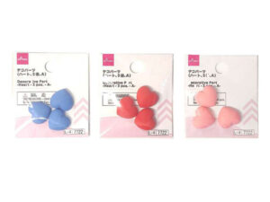 デコパーツ（ハート、３個、Ａ） ダイソー(DAISO)