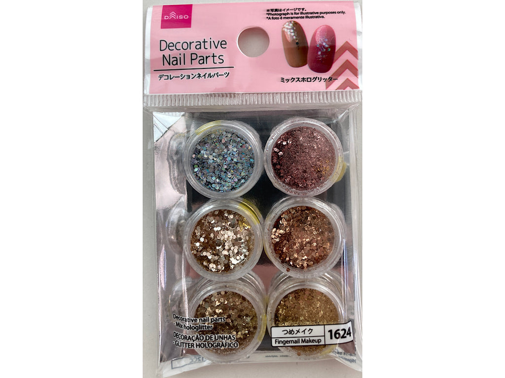 デコレーションネイルパーツ（ミックスホログリッター） ダイソー(DAISO)