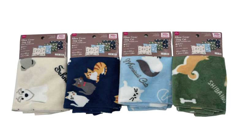枕カバー（犬、ネコ） ダイソー(DAISO)