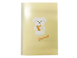 ノート３（Ａ５、７ｍｍ罫線、４０ページ、イヌ１） ダイソー(DAISO)
