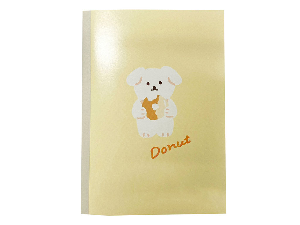 ノート３（Ａ５、７ｍｍ罫線、４０ページ、イヌ１） ダイソー(DAISO)