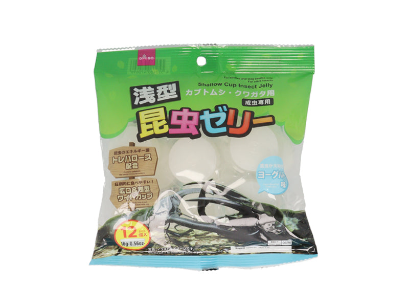 浅型昆虫ゼリー（ヨーグルト味、１６ｇ×１２個） ダイソー(DAISO)
