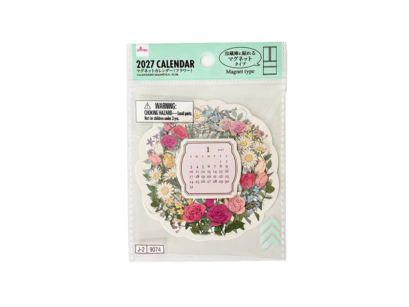 マグネットカレンダー（フラワー） ダイソー(DAISO)