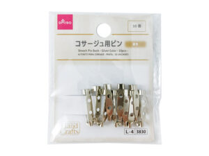 コサージュ用ピン（銀色、１０個） ダイソー(DAISO)