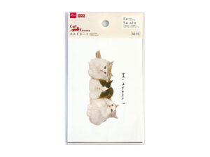 ポストカード（猫文具、写真） ダイソー(DAISO)