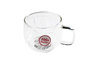 スタッキング耐熱ガラスマグカップ（底スタッキング） ダイソー(DAISO)